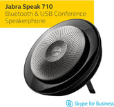 Jabra Speak 710 MS Wireless Bluetooth Speakerphone with Link 370 USB Adapter
